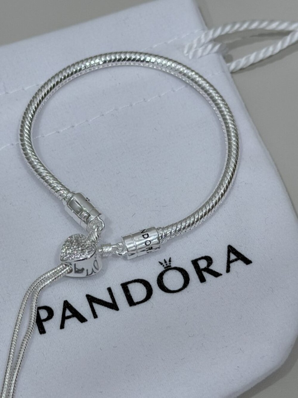 Pandora Silver Snake Chain Bracelet